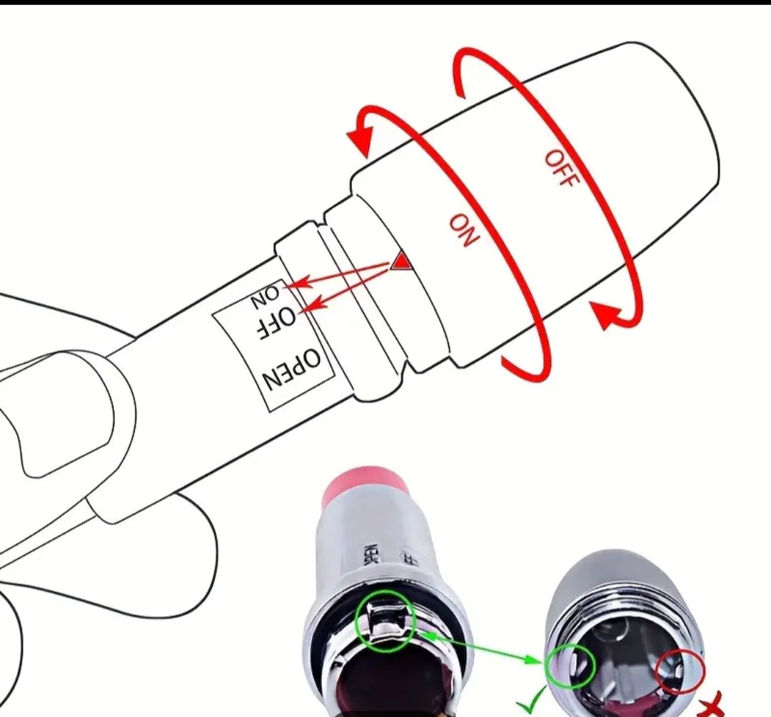 Discreet Vibrating lipstick massager - Christine Boutique Glam