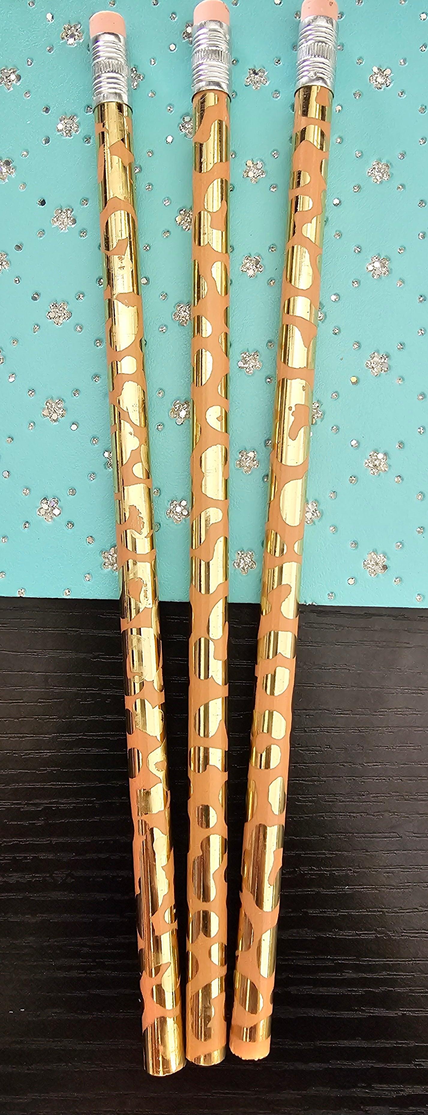 Assorted Colors Adorable Leopard Print Pencil for Office and School - Christine Boutique Glam