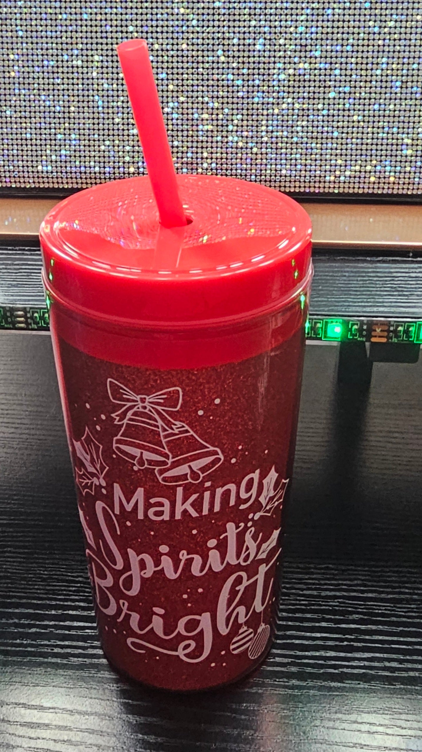 Tumbler with Christmas theme - Christine Boutique Glam
