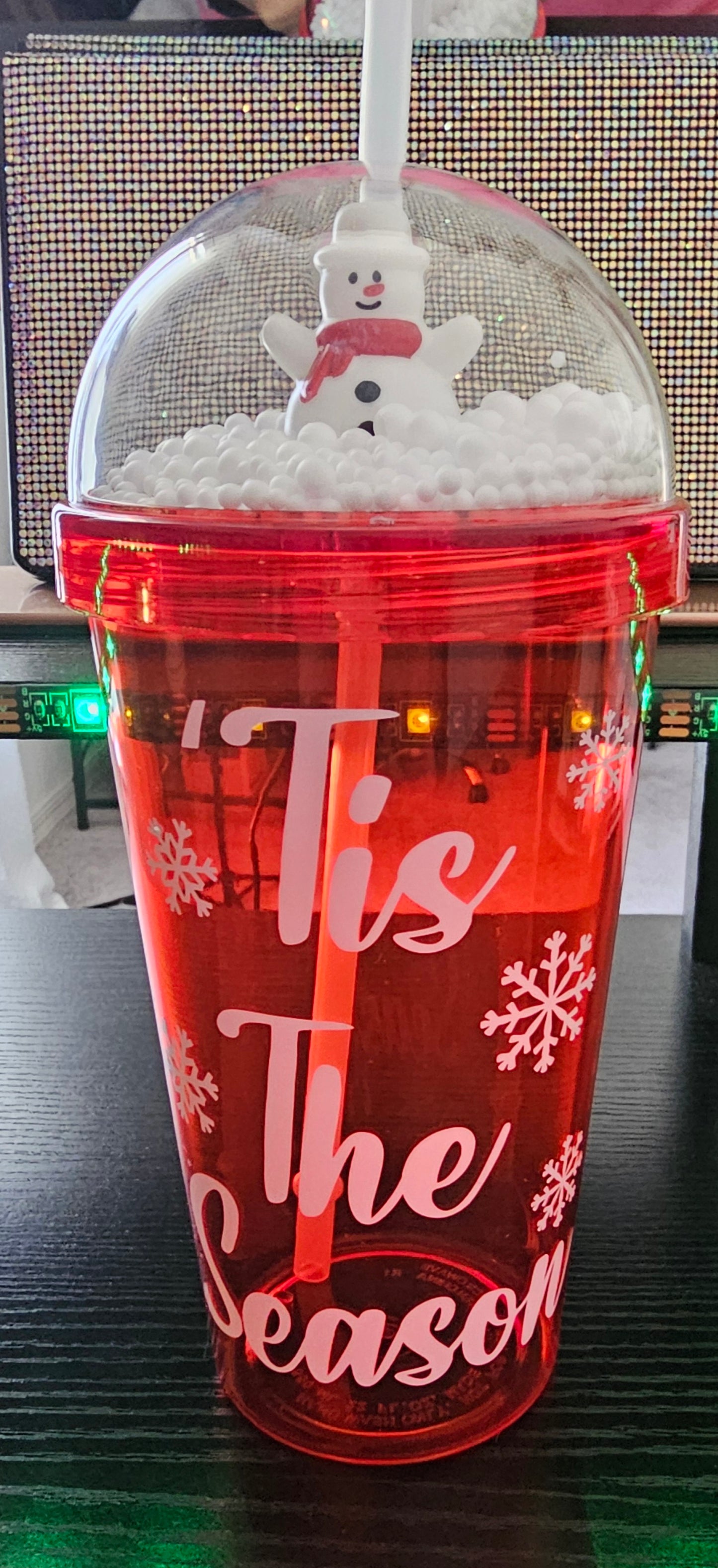 Tumbler-Snowman or Gingerbread - Christine Boutique Glam