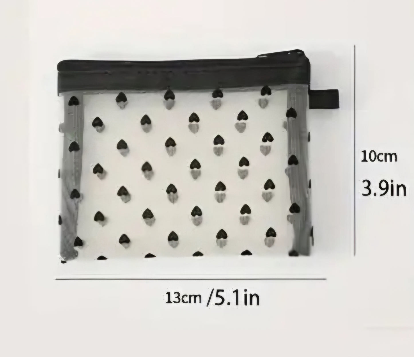 Sheer heart wallet - Christine Boutique Glam