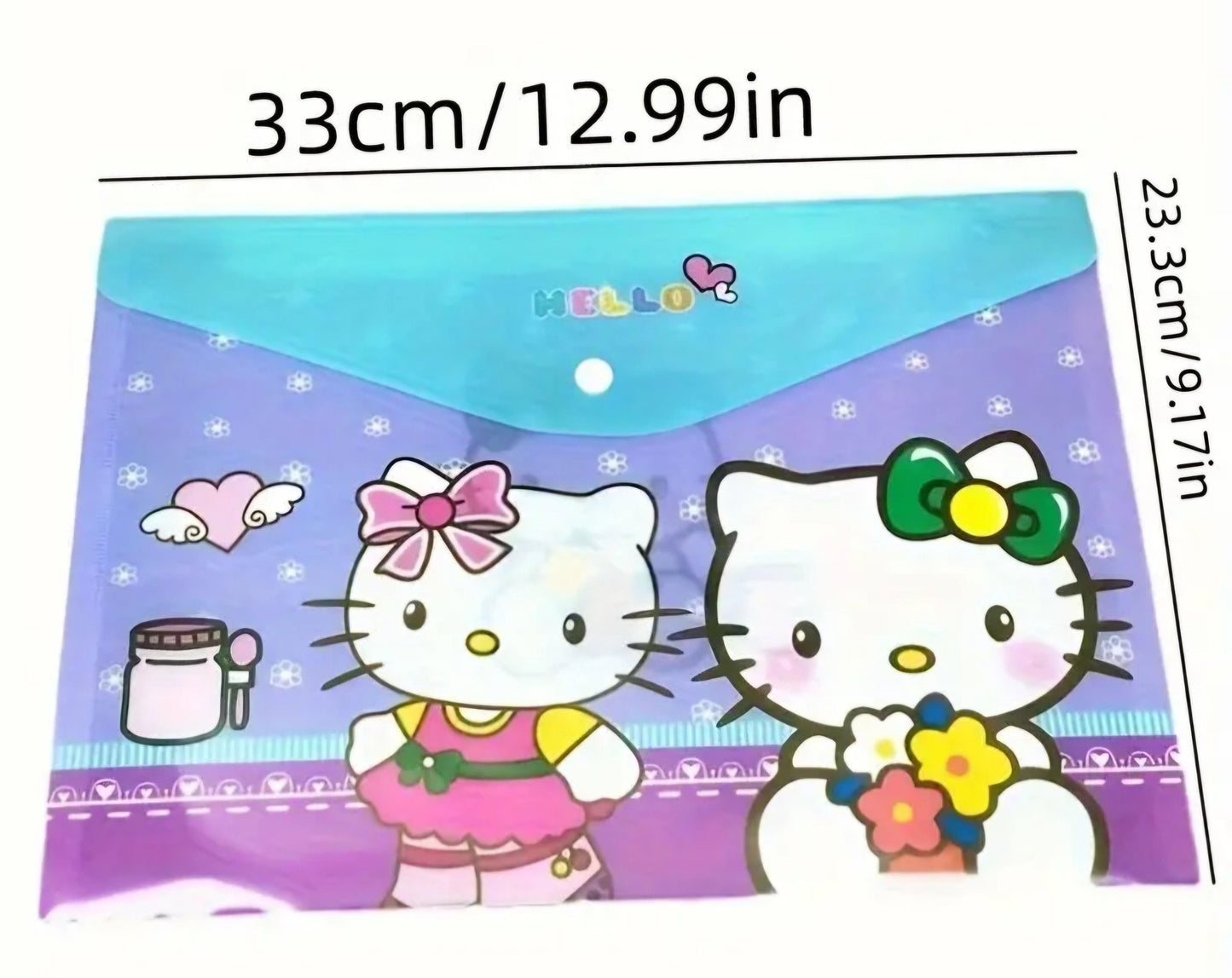 Hello kitty envelope holder with snap closure - Christine Boutique Glam