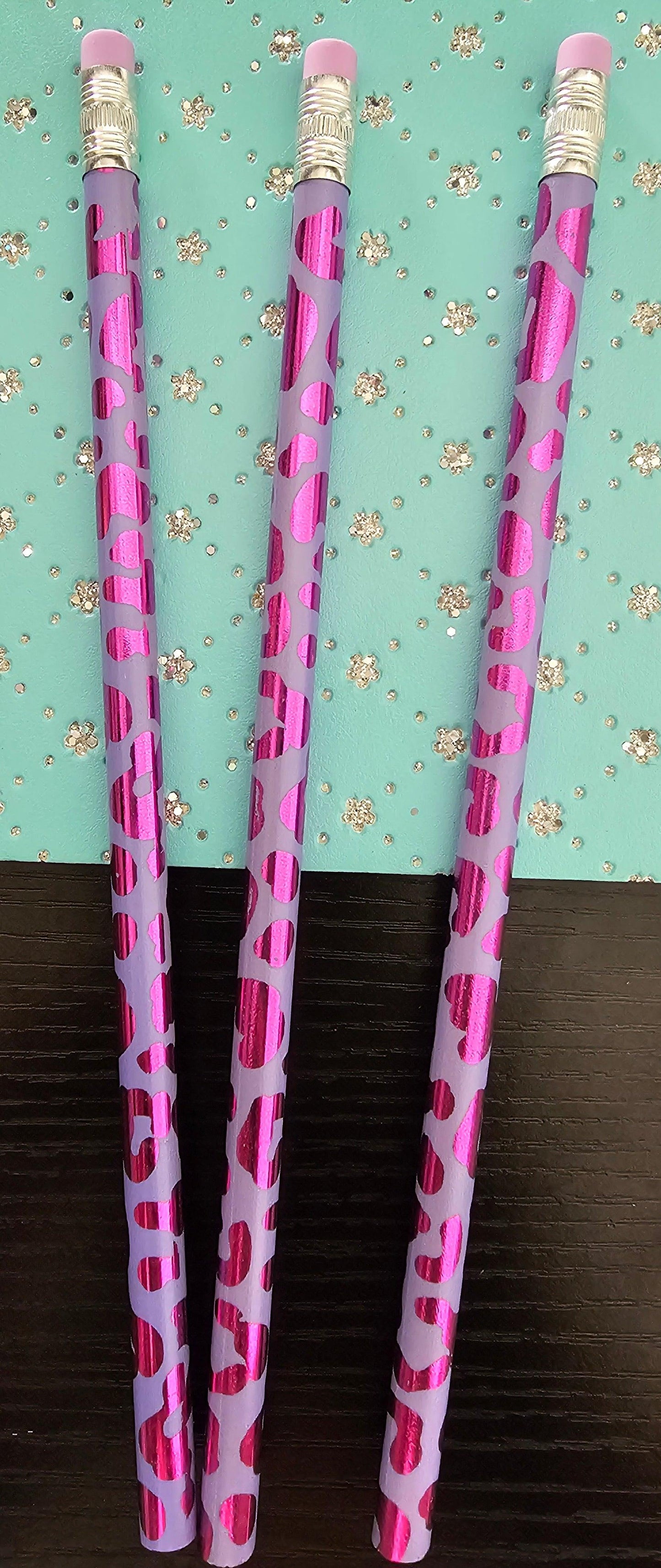 Assorted Colors Adorable Leopard Print Pencil for Office and School - Christine Boutique Glam