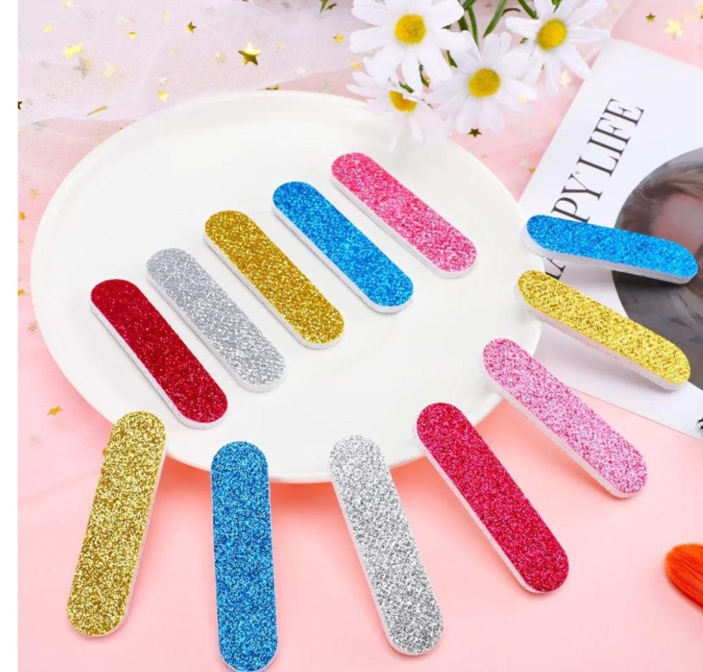 Assorted glitter nail files - Christine Boutique Glam