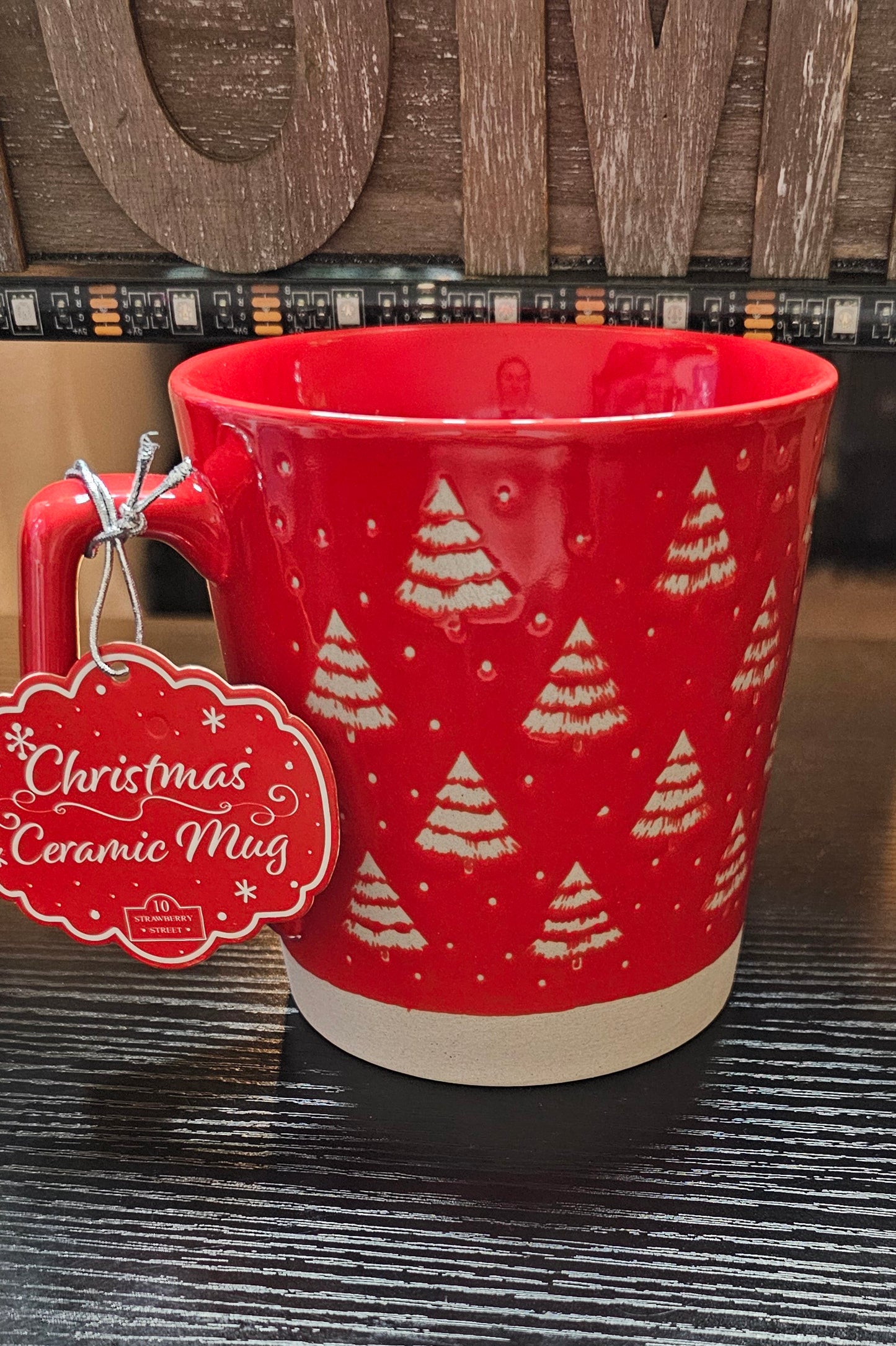 Mug-Christmas ceramic - Christine Boutique Glam