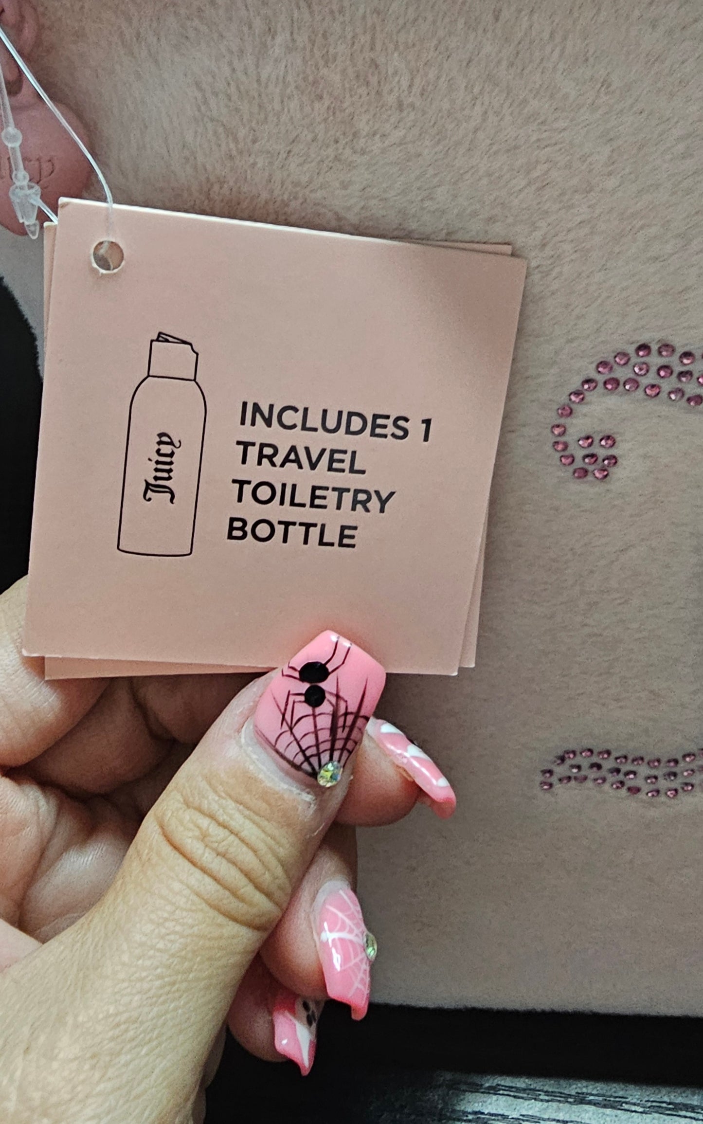Juicy Couture bling travel cosmetic bag - Christine Boutique Glam