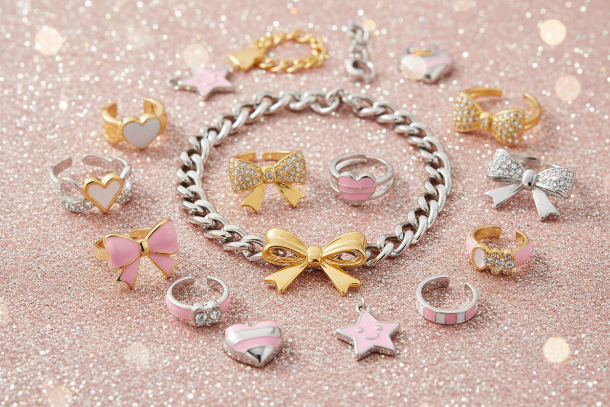 More Silver Kawaii Jewelry
