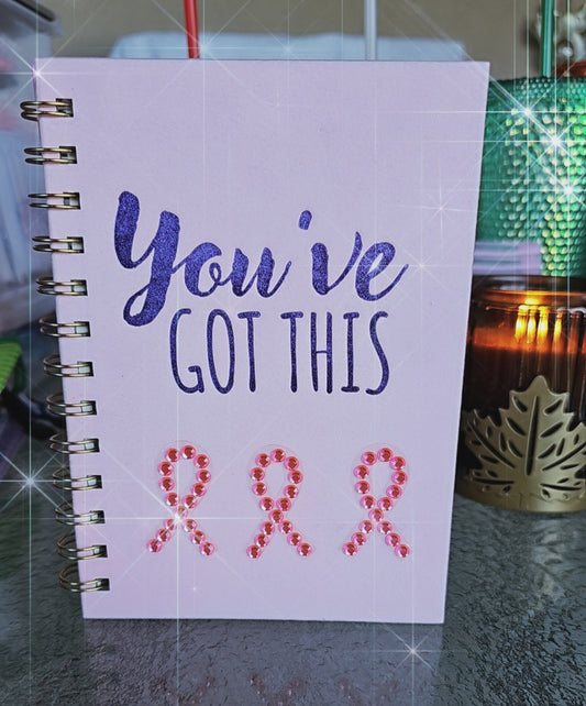 Breast cancer awareness notebook
