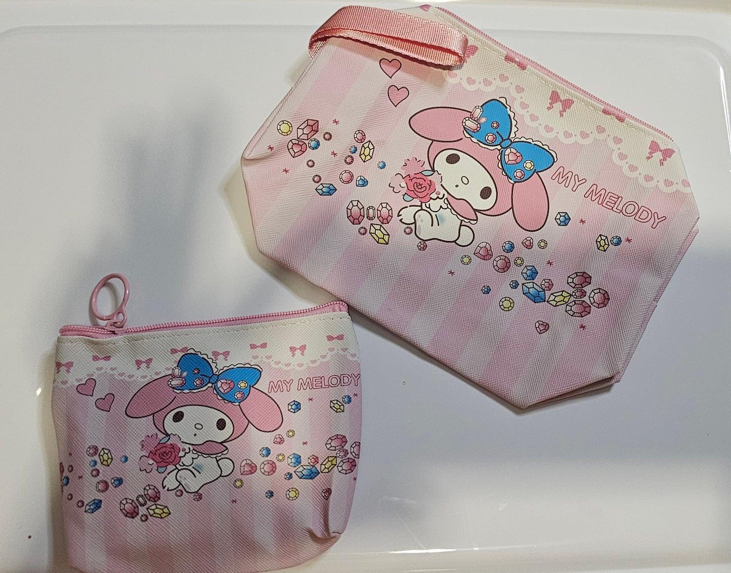 My melody set coin purse and cosmetic bag - Christine Boutique Glam