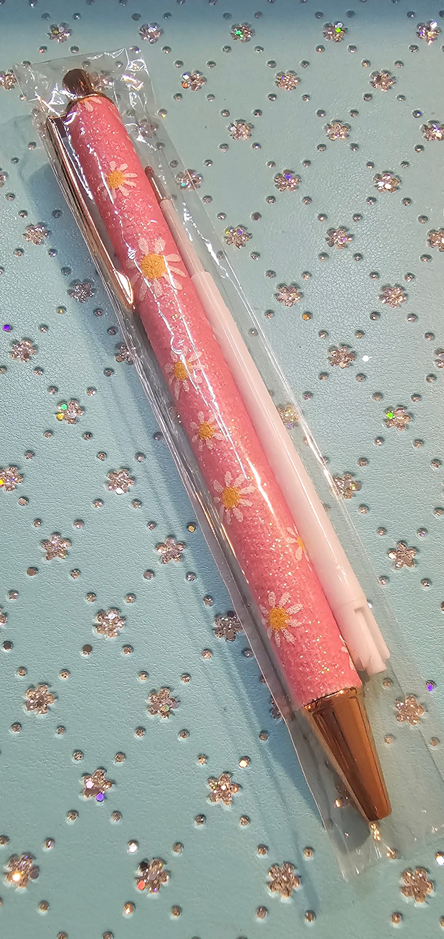 Glitter pen with one refil ink - Christine Boutique Glam