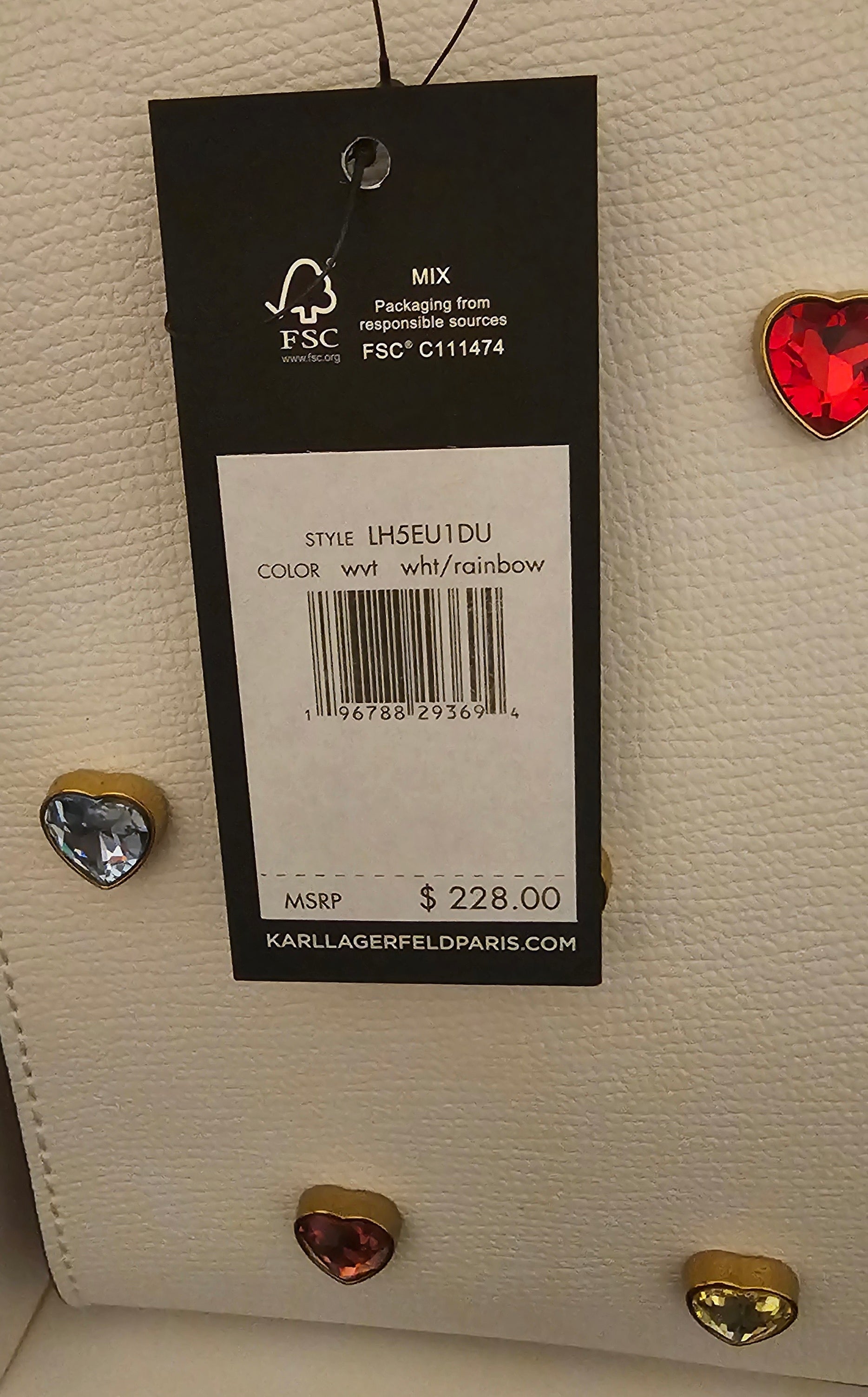 Karl Lagerfeld heart bag - Christine Boutique Glam