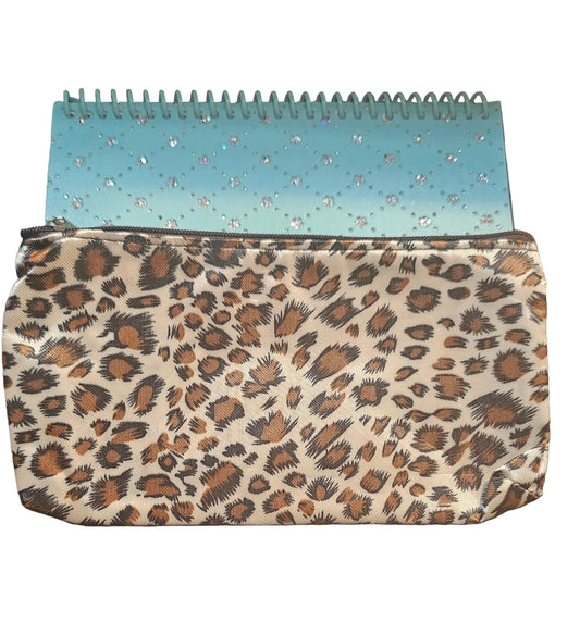 Leopard print makeup bag - Christine Boutique Glam