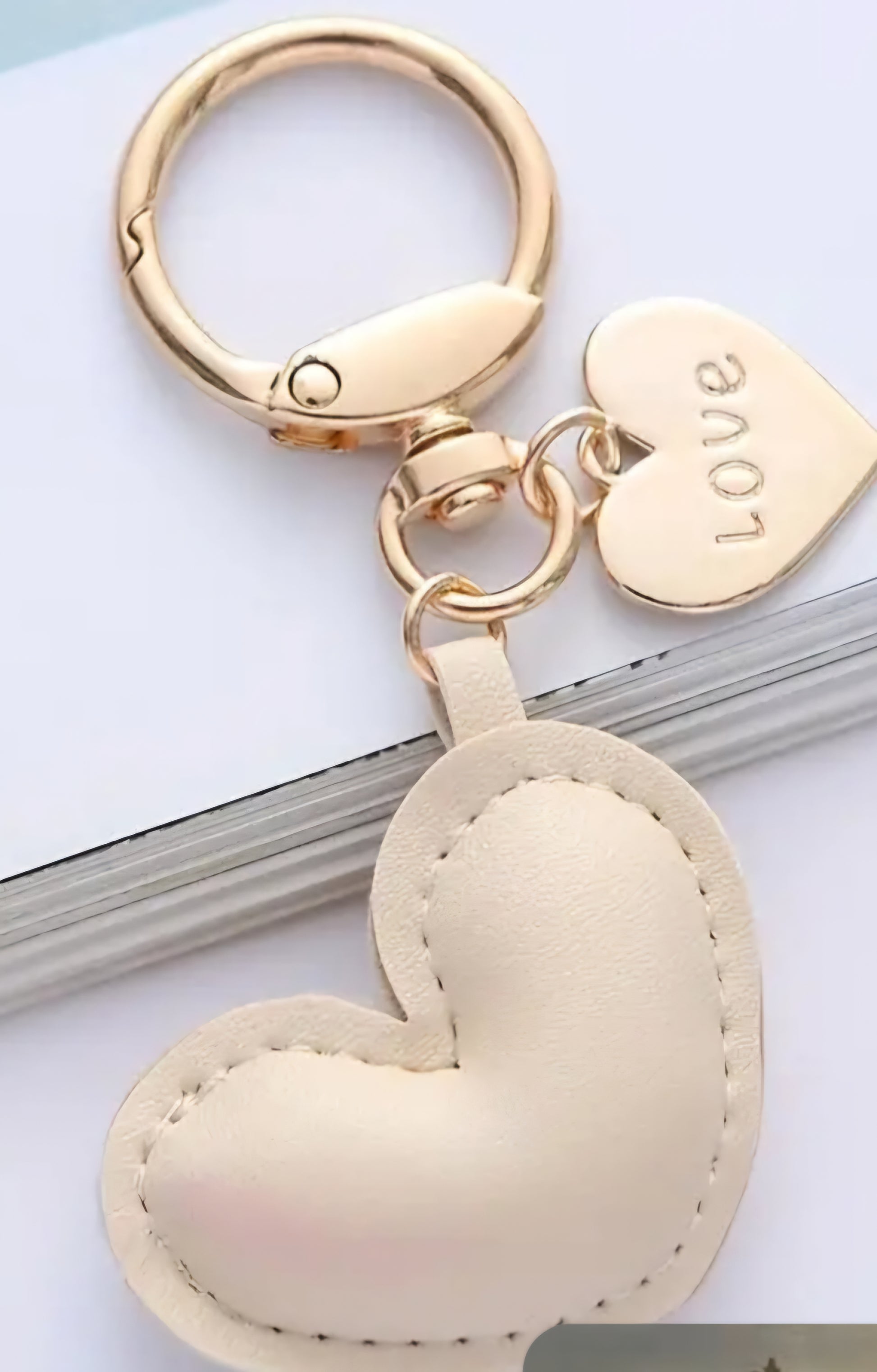 Heart keychain or bag charm - Christine Boutique Glam