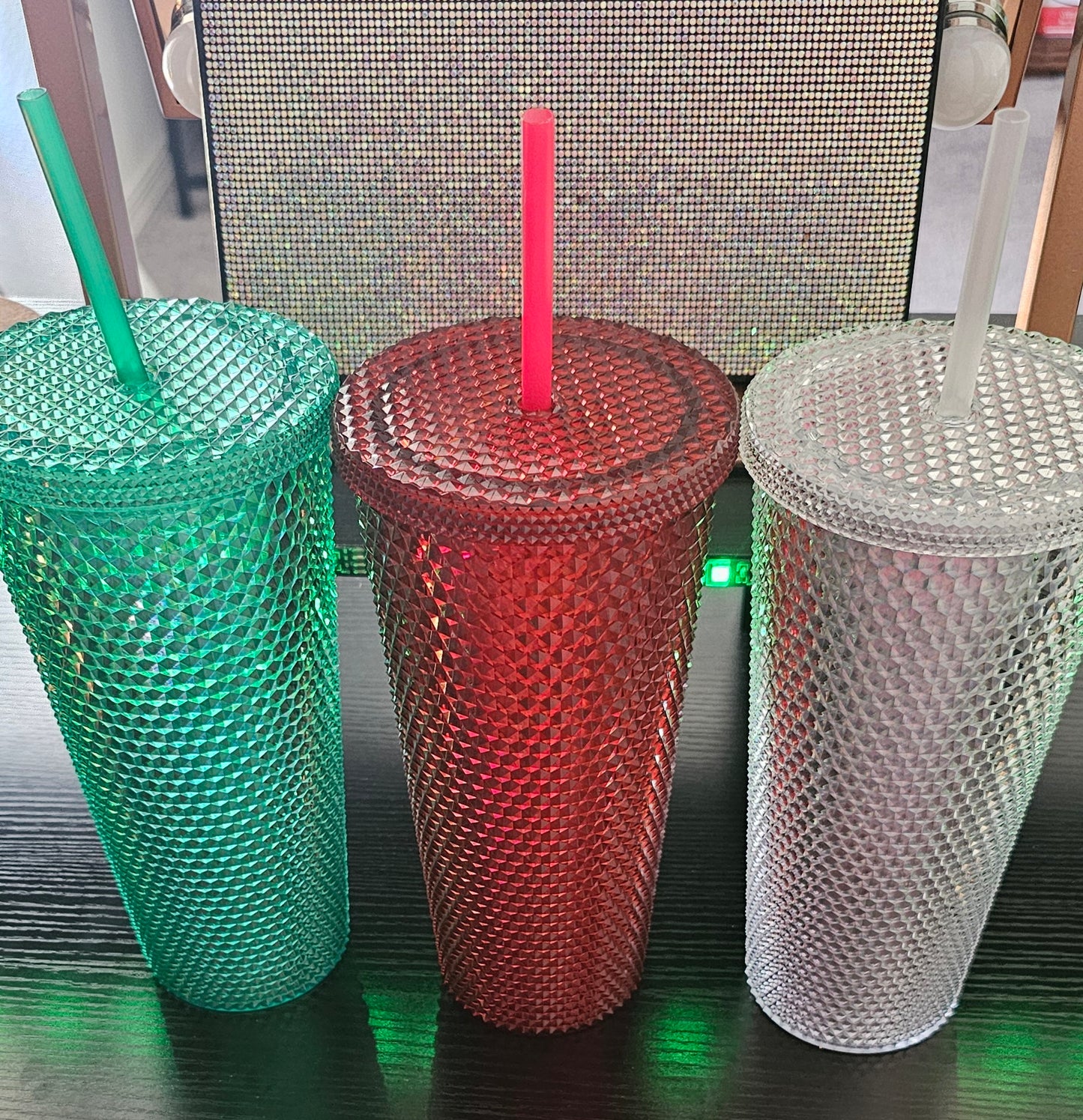 Assorted bling tumblers