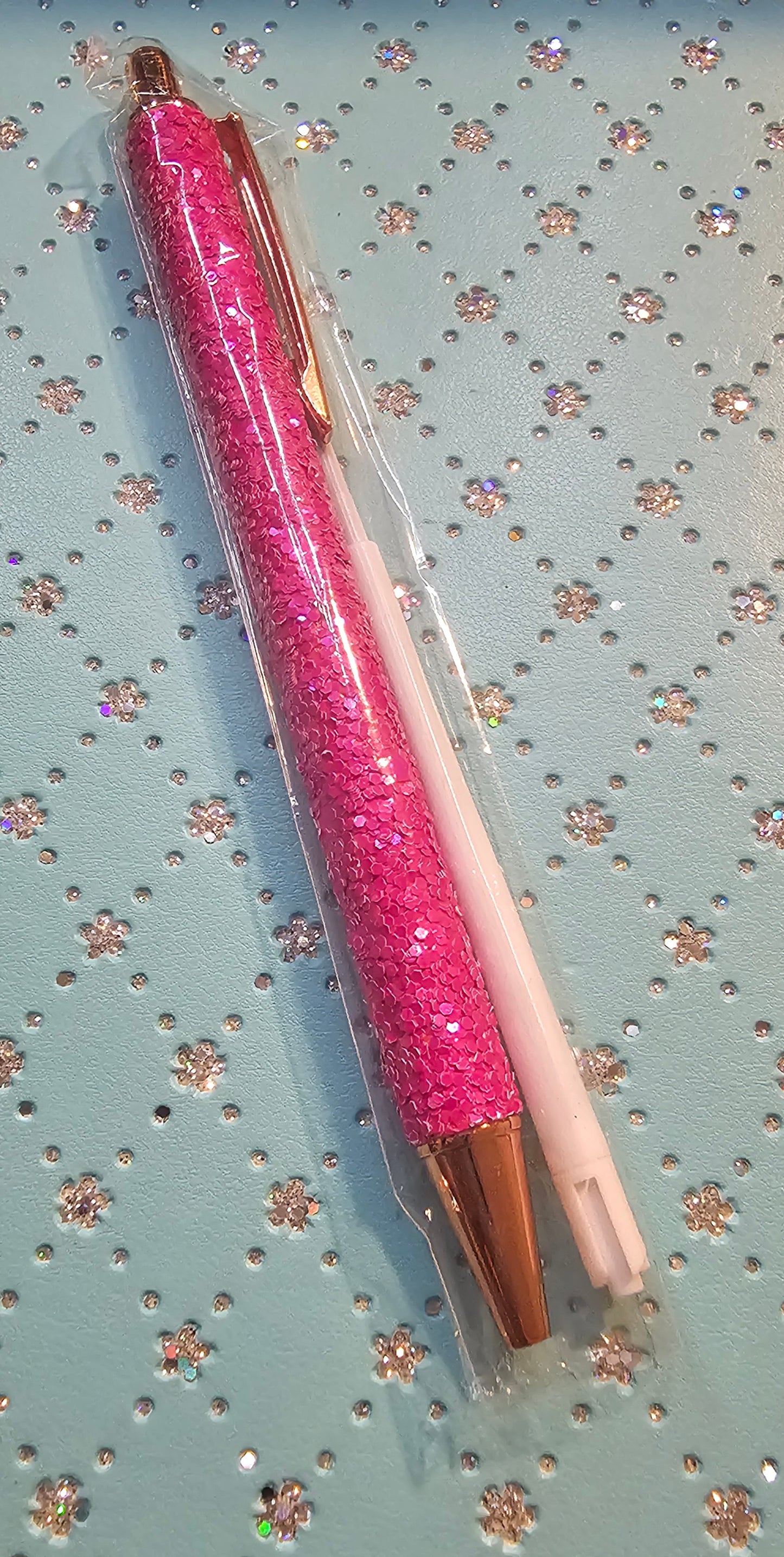 Glitter pen with one refil ink - Christine Boutique Glam