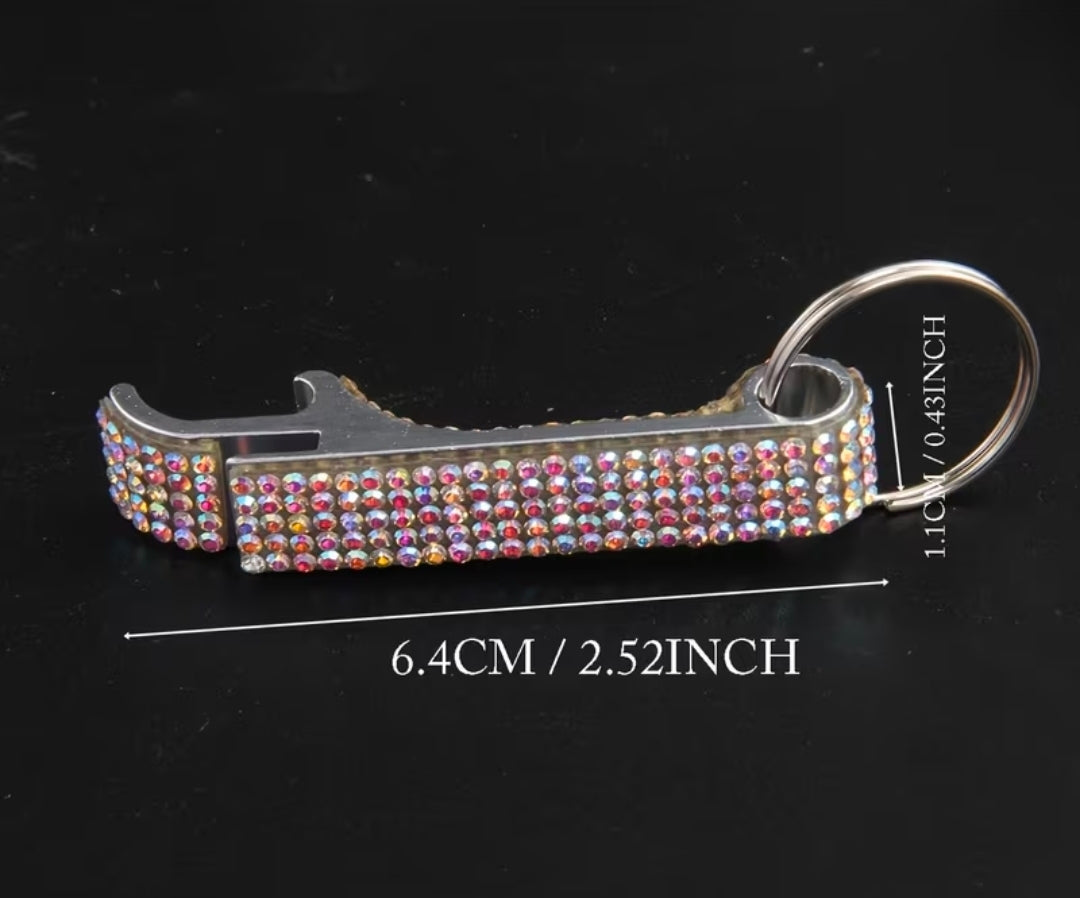 Rhinestone bottle opener - Christine Boutique Glam