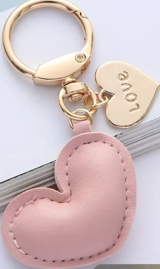 Heart keychain or bag charm - Christine Boutique Glam