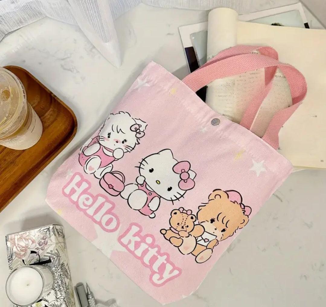 Hello Kitty, Canvas tote bag - Christine Boutique Glam