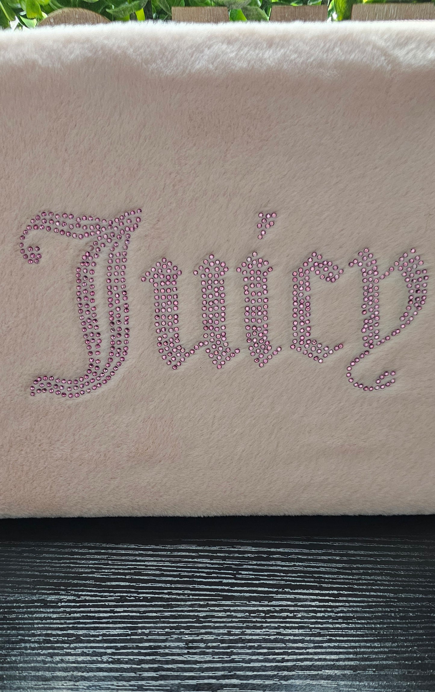 Juicy Couture bling travel cosmetic bag