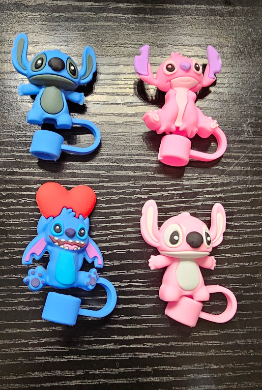 Stitch straw toppers-Set of 4 - Christine Boutique Glam
