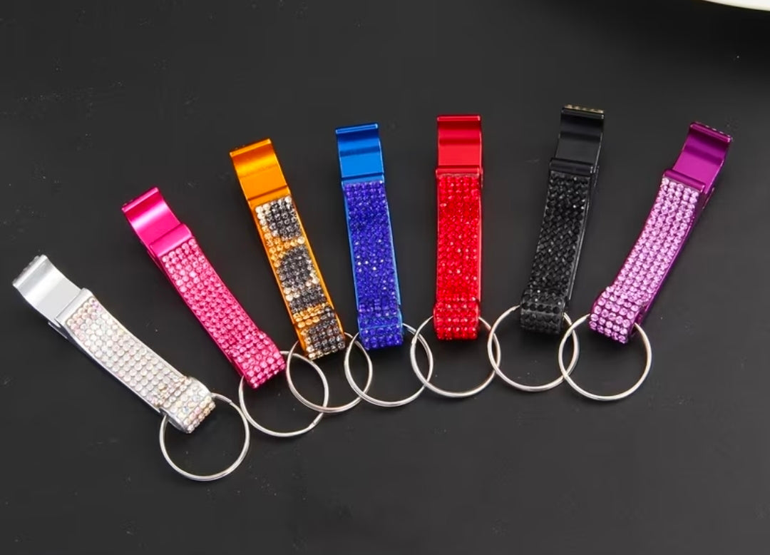 Rhinestone bottle opener - Christine Boutique Glam