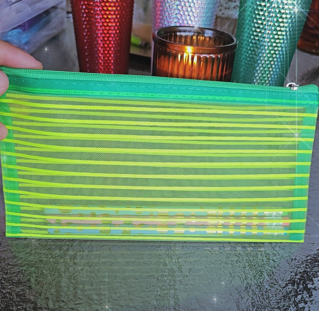 Pencil case set includes 3pc Pencils