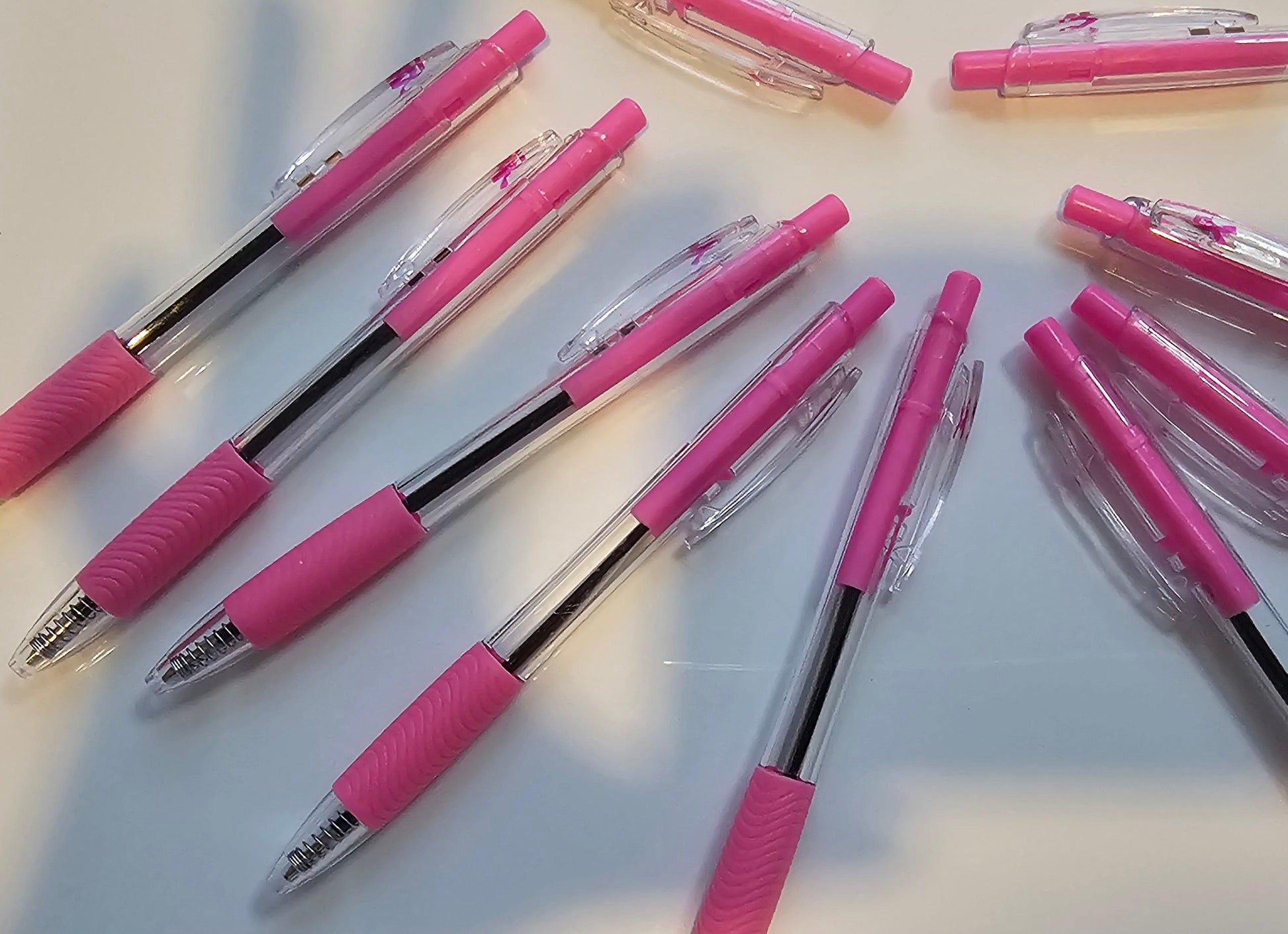 Pink breast cancer awareness pen - Christine Boutique Glam