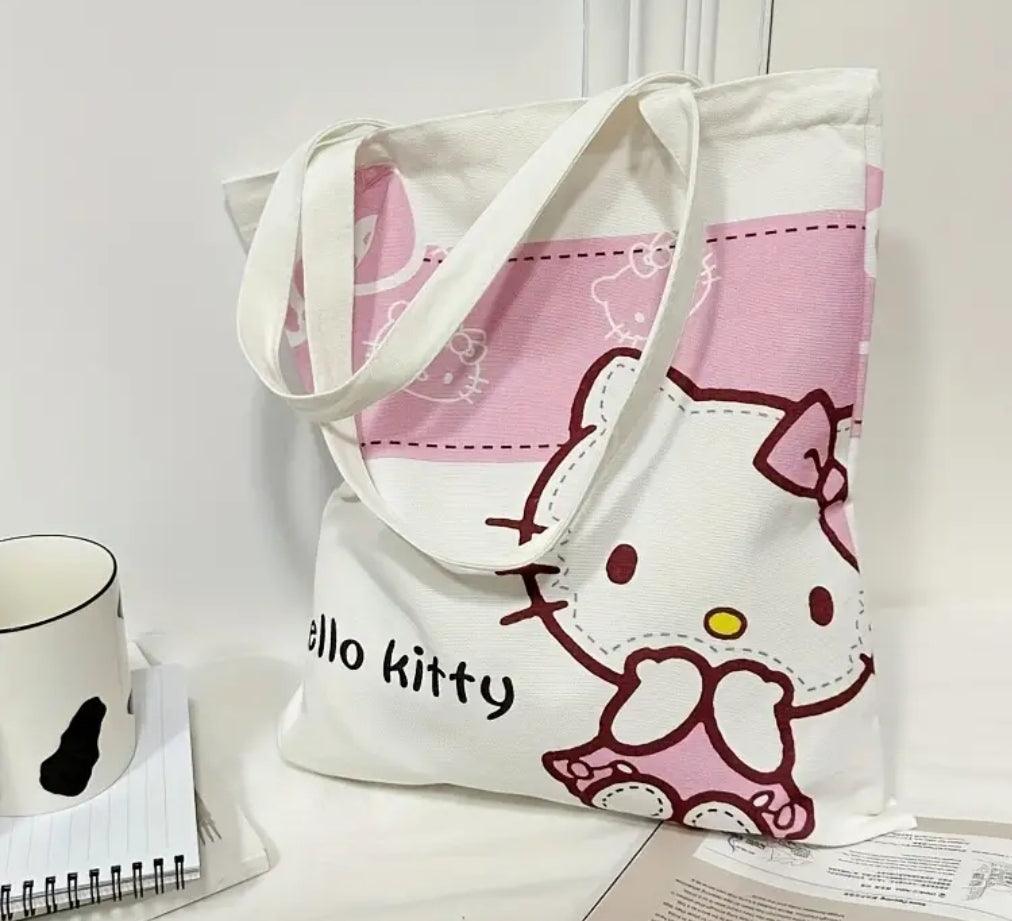 Hello Kitty, Canvas tote bag - Christine Boutique Glam