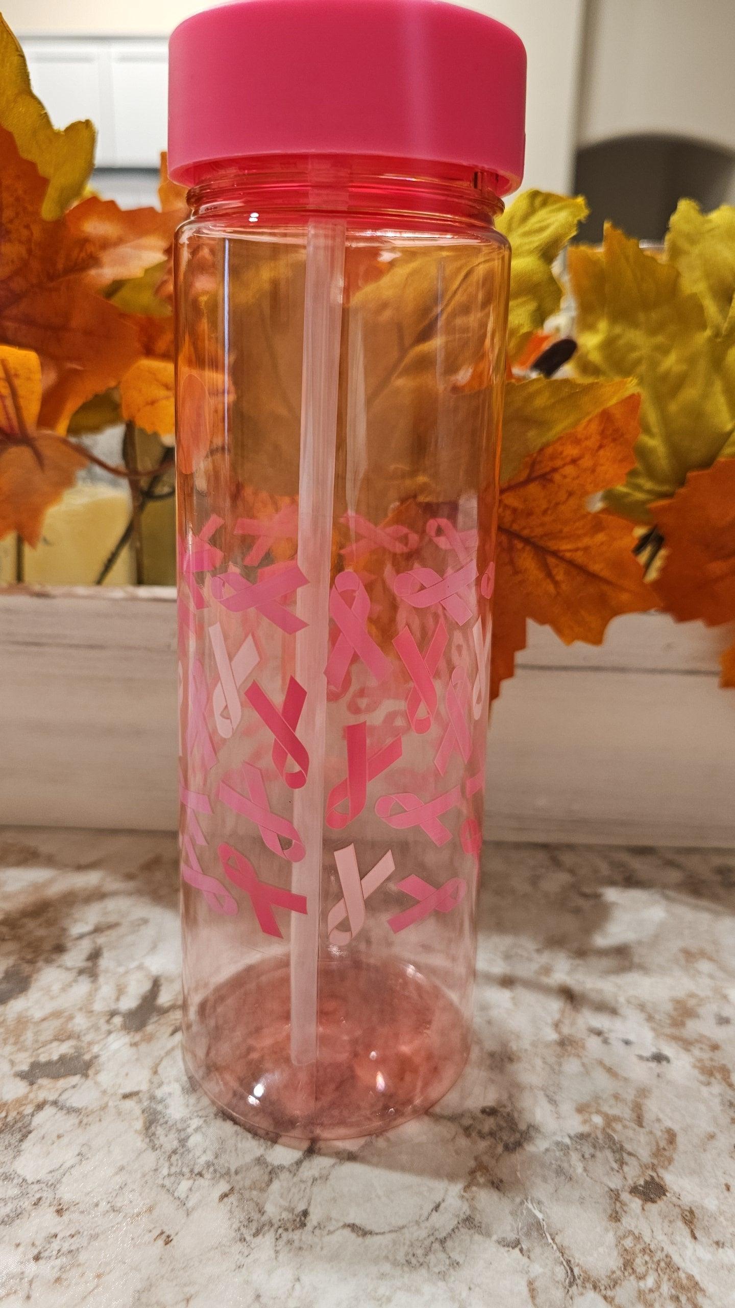 Breast cancer awareness drinking cup - Christine Boutique Glam