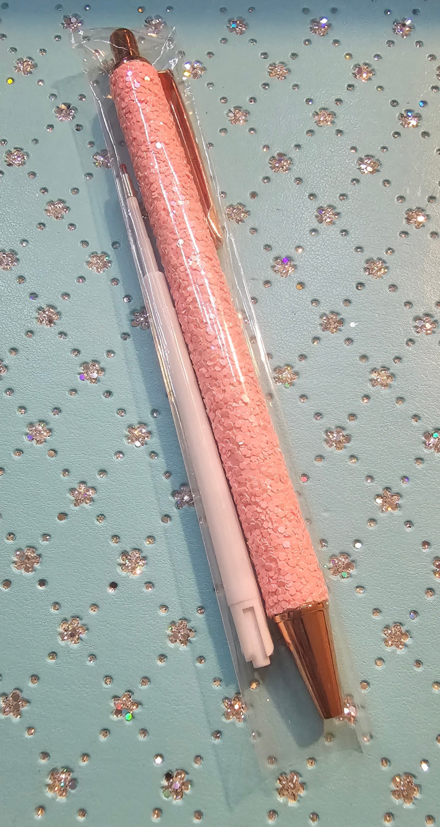 Glitter pen with one refil ink - Christine Boutique Glam