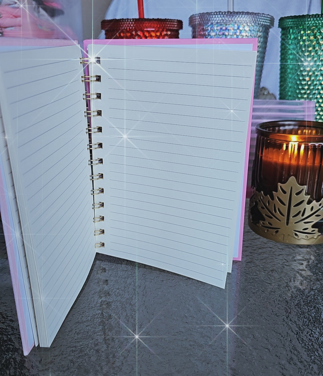 Breast cancer awareness notebook