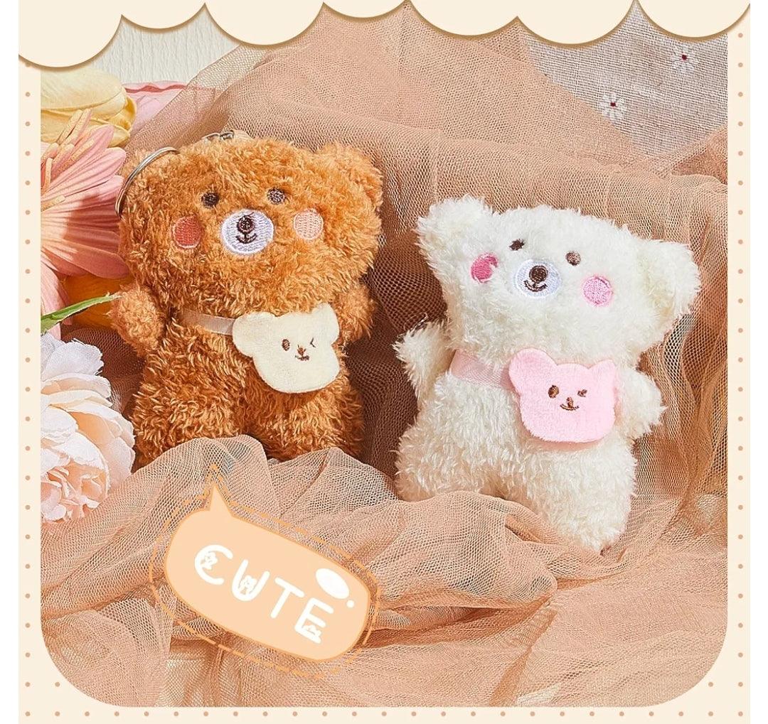 Plush Teddy Bear Keychain - Christine Boutique Glam