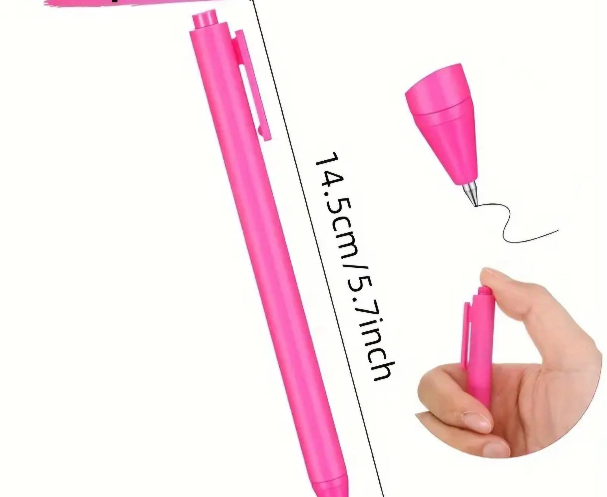 Adorable hot pink pen - Christine Boutique Glam